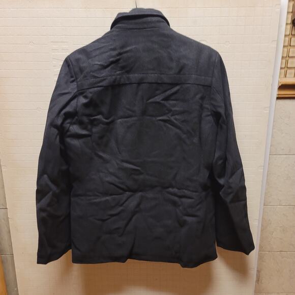 Soul of London Navy Blue Peacoat Medium Mens Pockets LIned Heavy Coat Jacket - Picture 2 of 14